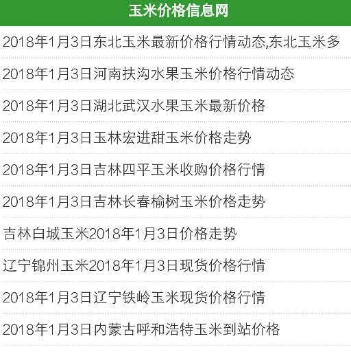 武威玉米最新行情及市场走势分析，数据引导下的种植户与消费者关注点解读